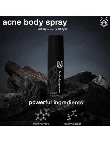 Black Wolf - Acne Body Spray - 118ml @ BarberKing.ca