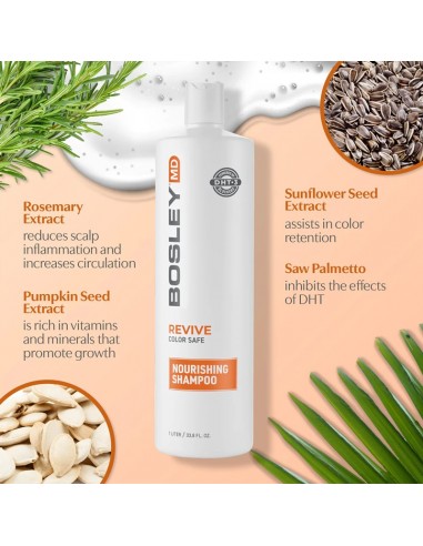 BosleyMD BosRevive - Color Safe Nourishing Shampoo - 300ml @ BarberKing.ca