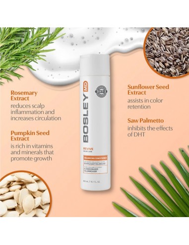 BosleyMD BosRevive - Color Safe Volumizing Conditioner - 300ml @ BarberKing.ca