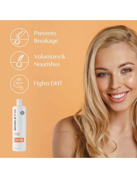 BosleyMD BosRevive - Color Safe Volumizing Conditioner - 1000ml @ BarberKing.ca