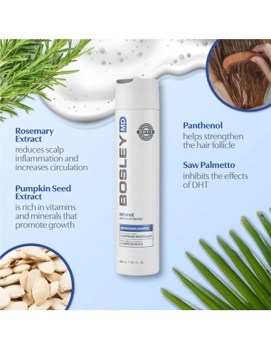 BosleyMD BosRevive - Non-Color Treated Hair Nourishing Shampoo - 1000ml @ BarberKing.ca