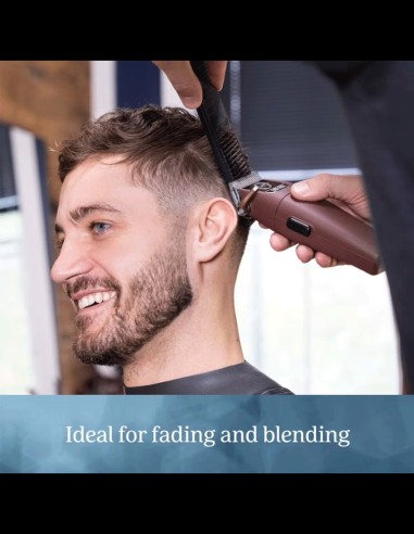 Oster Clipper - Cordless Fast Feed Burgundy @ BarberKing.ca