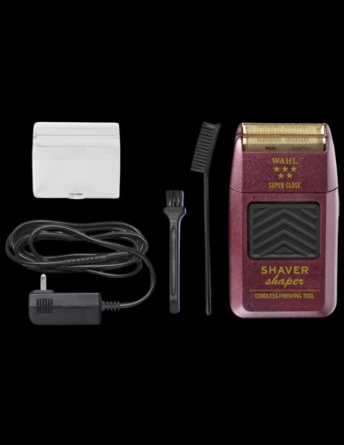Wahl Shaver - 5 Star Super Close Shaver Shaper Burgundy @ BarberKing.ca