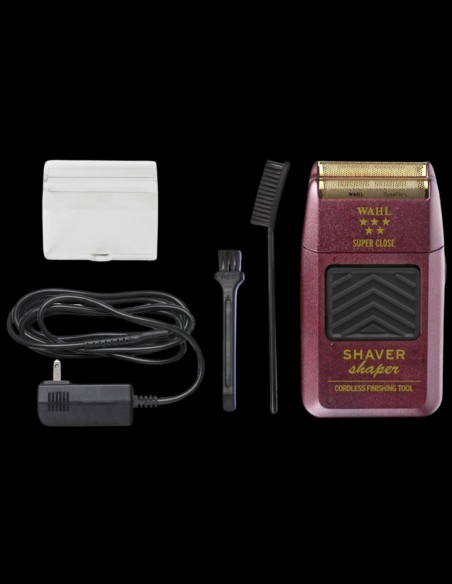 Wahl Shaver - 5 Star Super Close Shaver Shaper Burgundy @ BarberKing.ca