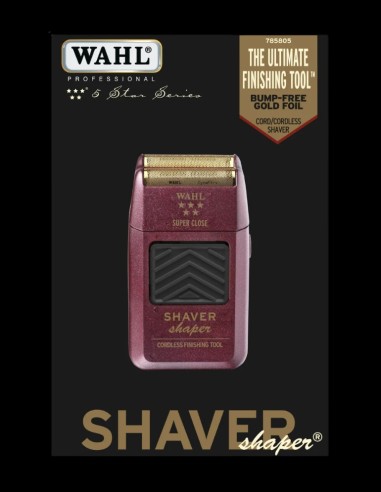 Wahl Shaver - 5 Star Super Close Shaver Shaper Burgundy @ BarberKing.ca
