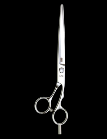 Kasho Scissors - Silver Series Offset 7.0 @ BarberKing.ca