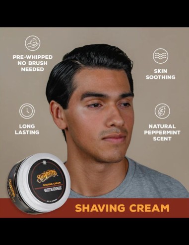 Suavecito - Shaving Cream - 8oz @ BarberKing.ca
