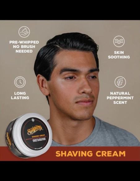 Suavecito - Shaving Cream - 8oz @ BarberKing.ca
