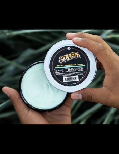 Suavecito - Menthol Aftershave Cream - 8oz @ BarberKing.ca