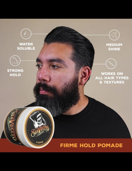 Suavecito - Firme (Strong) Hold Pomade - 113g @ BarberKing.ca