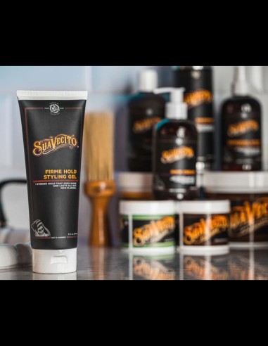 Suavecito - Firme Hold Styling Gel - 237ml @ BarberKing.ca