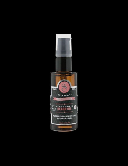 Suavecito - Premium Blends Beard Oil Black Amber - 30ml @ BarberKing.ca