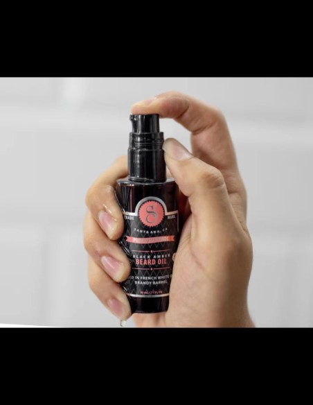 Suavecito - Premium Blends Beard Oil Black Amber - 30ml @ BarberKing.ca
