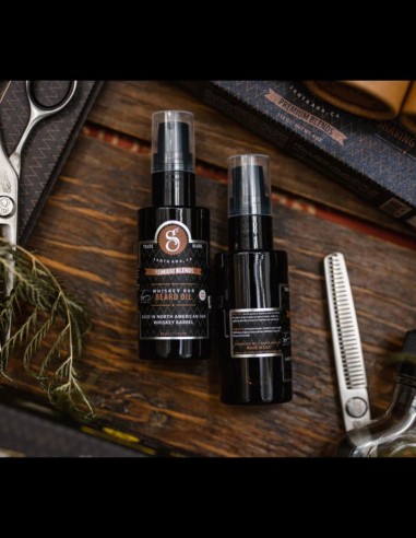 Suavecito - Premium Blends Beard Oil Whiskey Bar - 30ml @ BarberKing.ca