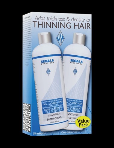 Segals - Thinning Hair - 250ml Duo @ BarberKing.ca