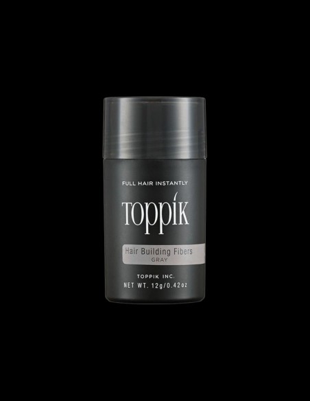 Toppik - Hair Building Fibers Grey - 12g @ BarberKing.ca