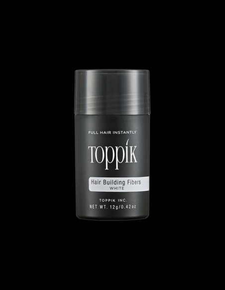 Toppik - Hair Building Fibers White - 12g @ BarberKing.ca
