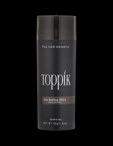 Toppik - Hair Building Fibers Dark Brown - 55g @ BarberKing.ca