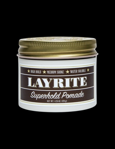 Layrite - Superhold Pomade - 120g @ BarberKing.ca