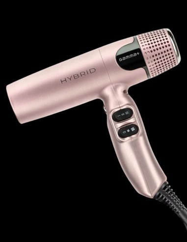 Gamma+ - Hybrid Hair Dryer Rose Gold @ BarberKing.ca