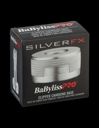 BabylissPRO Clipper Base - SilverFX Charging Base @ BarberKing.ca
