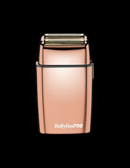BaBylissPRO Shaver - Cord/Cordless Rose Gold Double Foil @ BarberKing.ca