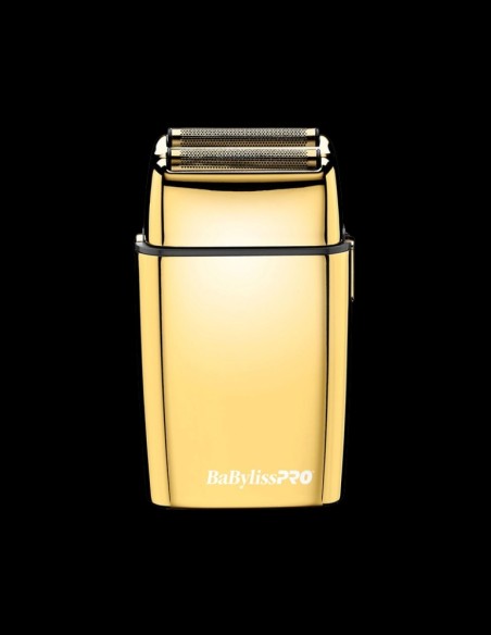 BaBylissPRO Shaver - Cord/Cordless Gold Double Foil @ BarberKing.ca