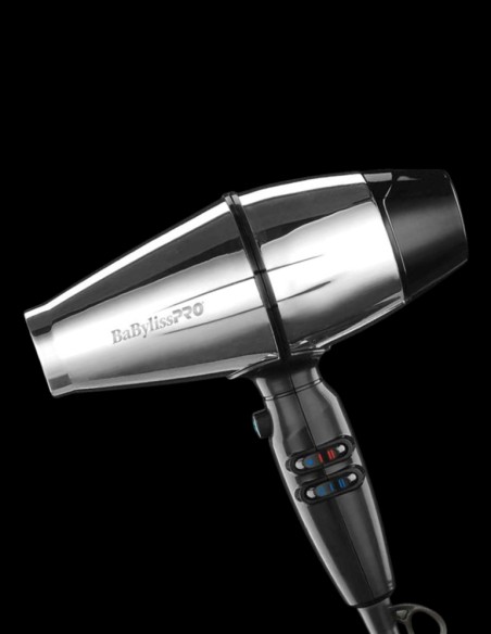 BaBylissPRO Hairdryer - STEELFX Stainless Steel @ BarberKing.ca
