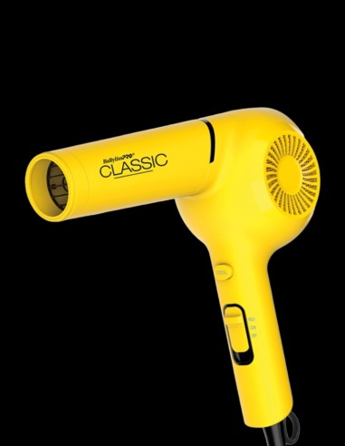 BabylissPRO Hairdryer - Ionic Pistol-Grip Yellow @ BarberKing.ca