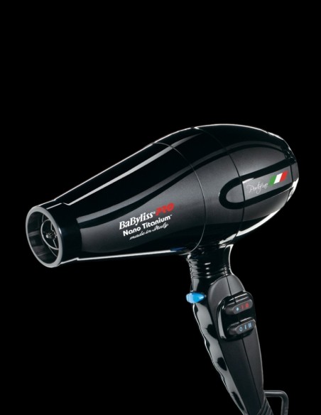 BaBylissPRO Hairdryer - Portofino Ionic Nano Titanium @ BarberKing.ca