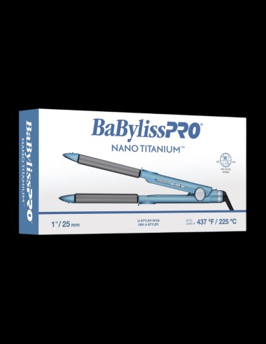 BaBylissPRO - Nano Titanium U-Styler Flat Iron 1In @ BarberKing.ca