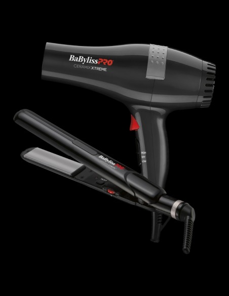BaBylissPRO - Ceramix Xtreme Hairdryer & Flat Iron Duo @ BarberKing.ca