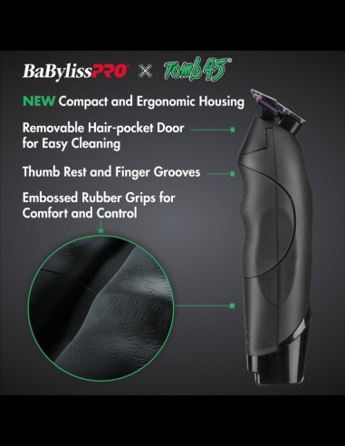 BaBylissPRO - Tomb45® Wireless-Charging Trimmer @ BarberKing.ca