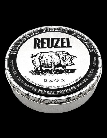 Reuzel - Concrete Hold Matte Pomade - 340g @ BarberKing.ca