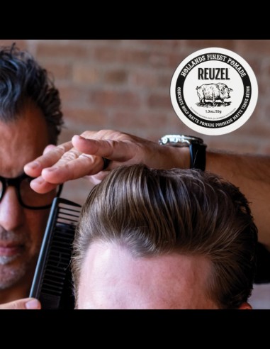 Reuzel - Concrete Hold Matte Pomade - 35g @ BarberKing.ca