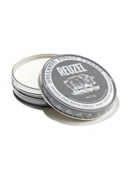 Reuzel - Extreme Hold Matte Pomade - 113g @ BarberKing.ca