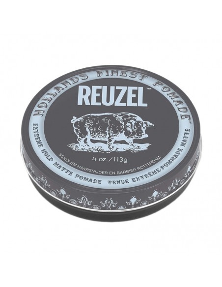 Reuzel - Extreme Hold Matte Pomade - 113g @ BarberKing.ca