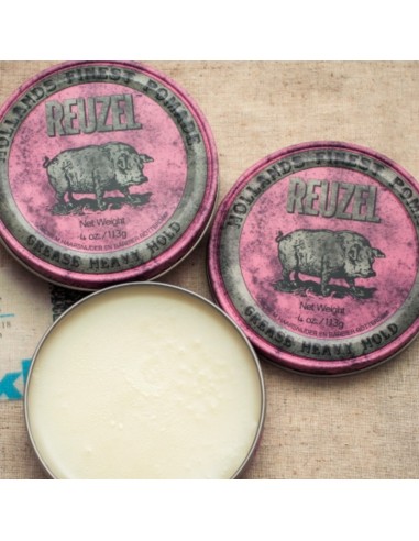 Reuzel - Pink Pomade - 113g @ BarberKing.ca