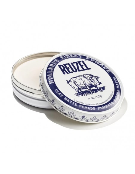 Reuzel - Clay Matte Pomade - 113g @ BarberKing.ca