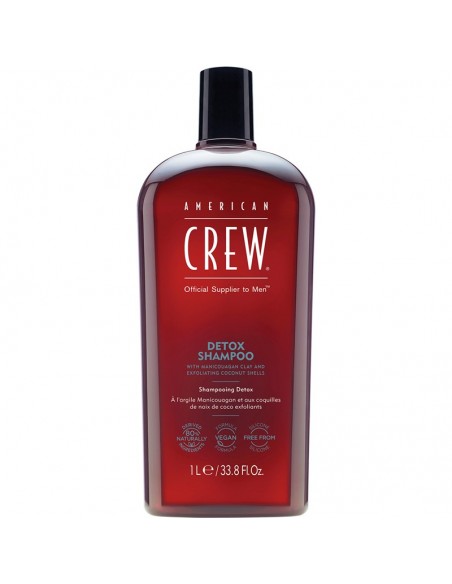 American Crew - Detox Shampoo - 1000ml @ BarberKing.ca