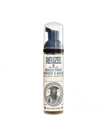 Reuzel - Beard Foam Wood & Spice - 70ml @ BarberKing.ca