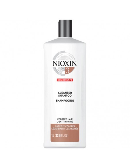 Nioxin System 3 Cleanser - 1000ml @ BarberKing.ca