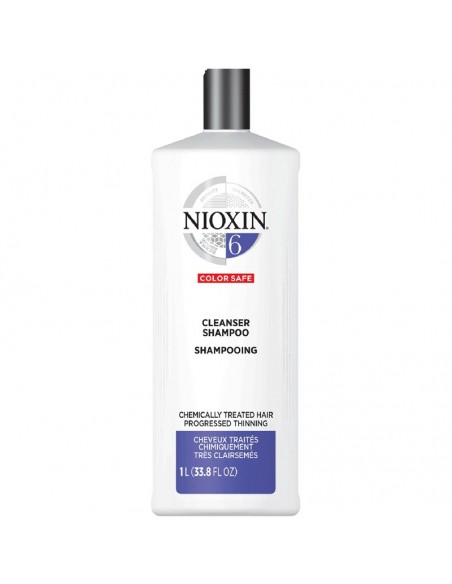 Nioxin System 6 Cleanser - 1000ml @ BarberKing.ca