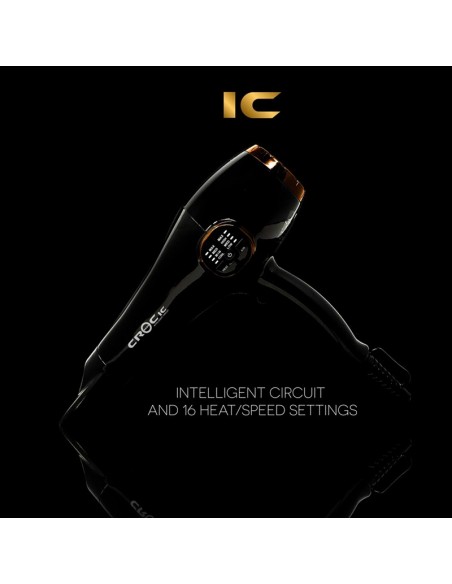 CROC Hairdryer -  MASTER Premium IC Digital Dryer @ BarberKing.ca