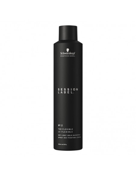 Session Label - The Flexible Dry Light Hold Hairspray - 300ml @ BarberKing.ca