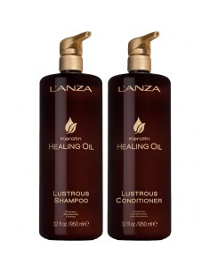 LANZA Keratin Healing Oil Lustrous Litre Duo