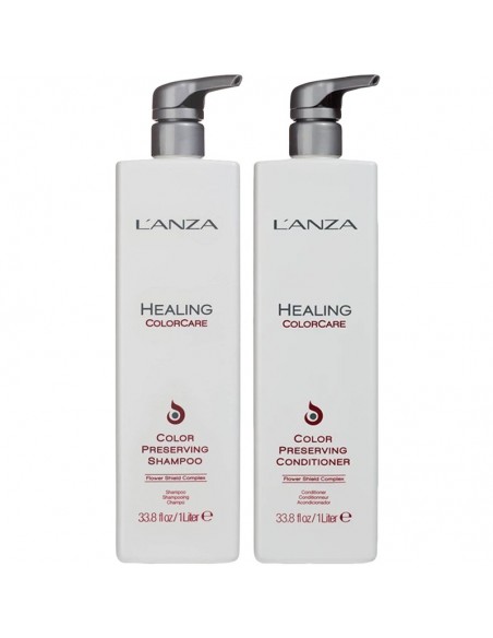 LANZA Healing ColorCare - Color Preserving Duo - 1000ml @ BarberKing.ca