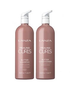 LANZA Healing Curls Butter Litre Duo