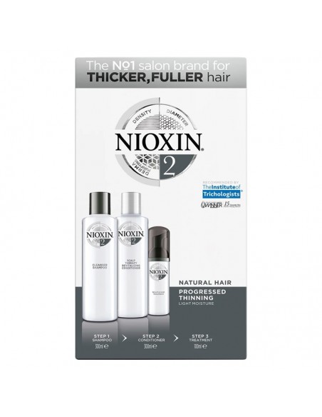 Nioxin System 2 Kit - Normal Hair with Progressive Thinning @ BarberKing.ca