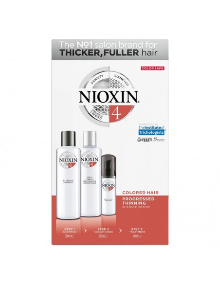 Nioxin System 4 Kit - Coloured Hair with Progressive Thinning @ BarberKing.ca